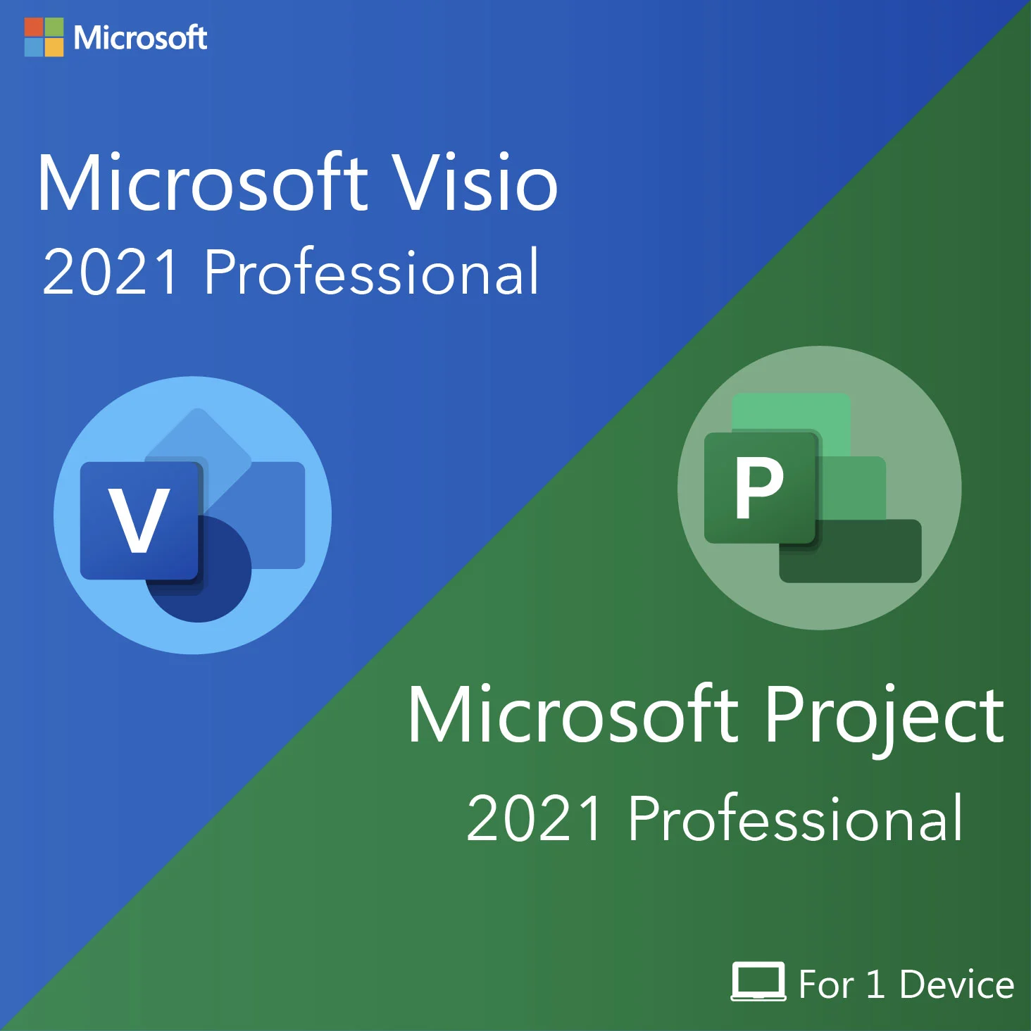 Microsoft Project Professional + Visio Professional 2021 – Bundle