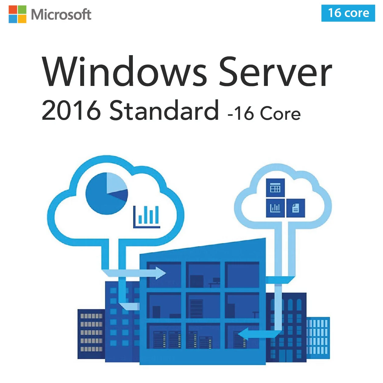 Microsoft Windows Server 2016 Standard 16 Core – License Key