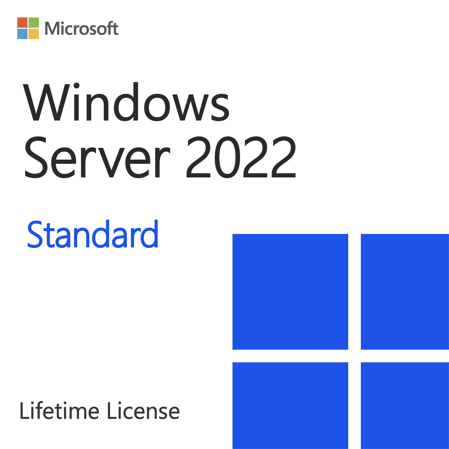 Microsoft Windows Server 2022 Standard – Lifetime License Key
